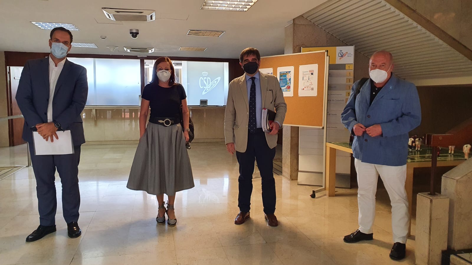 FAGDE ES RECIBIDA EN EL CSD POR EL NUEVO EQUIPO DIRECTIVO
